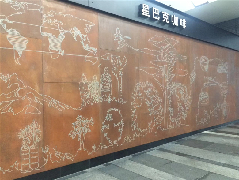 西湖耐候钢幕墙